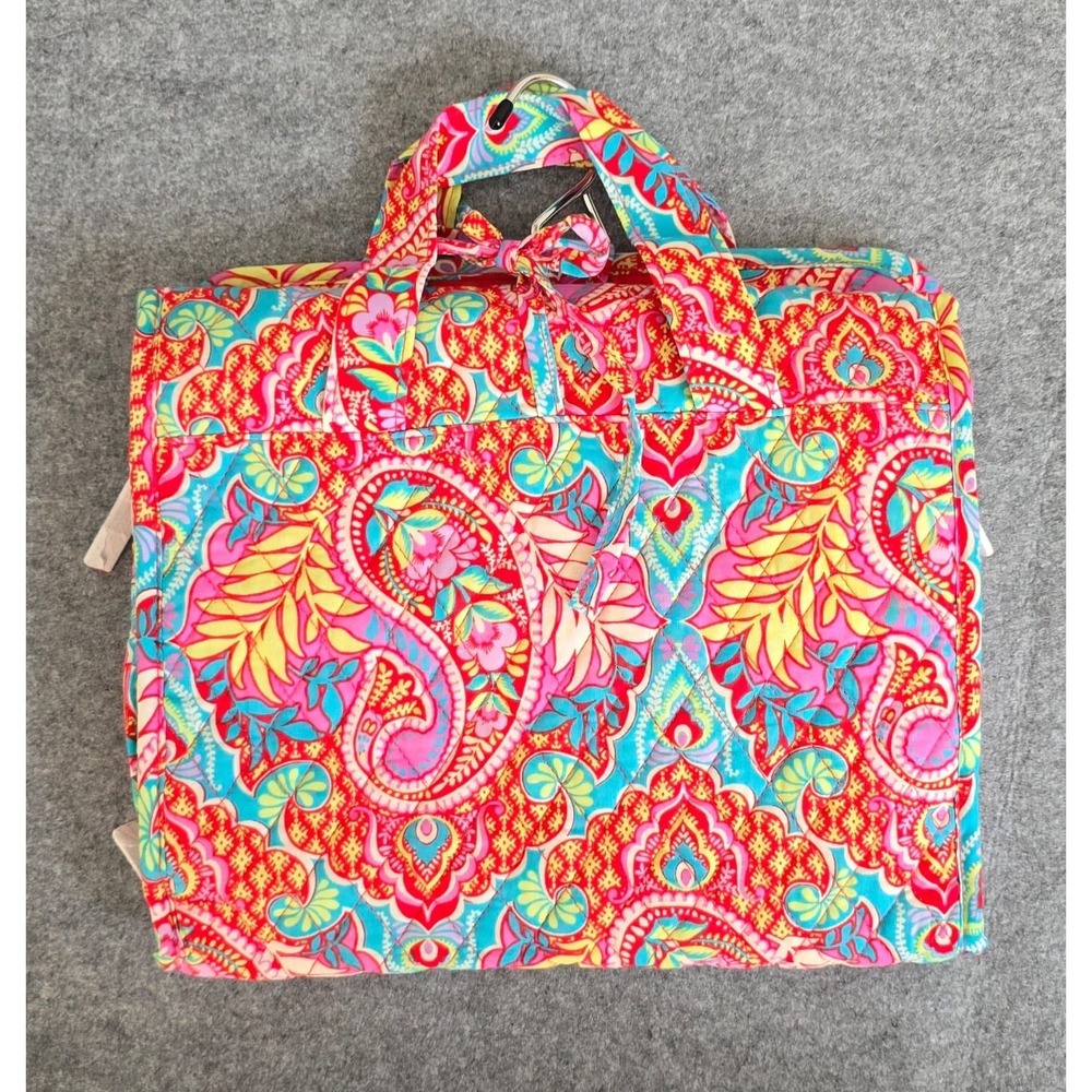 NWT Vera Bradley Hanging Travel Organizer Paisley in Paradise Toiletry Bag